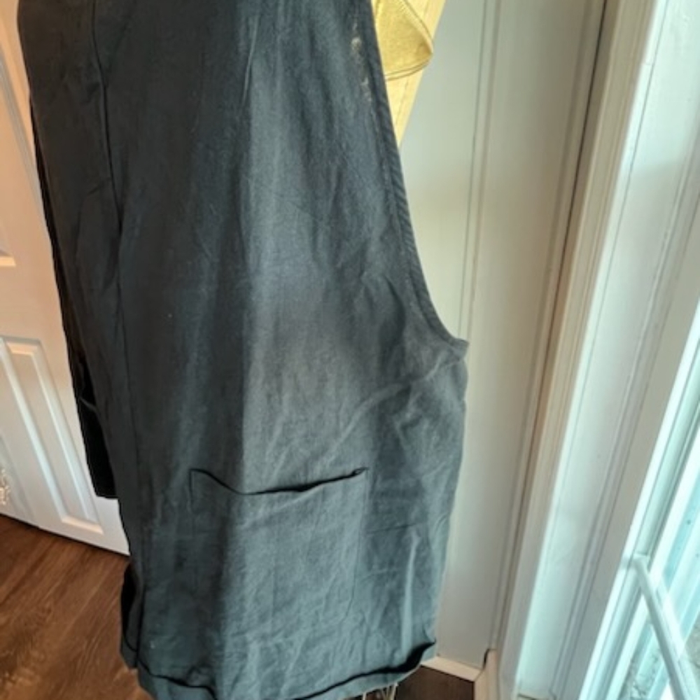 Shein Oversized Romper with front pockets & tie straps